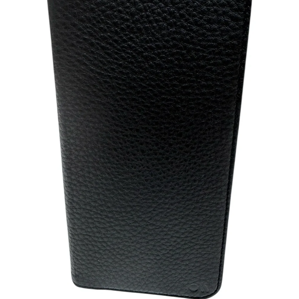 Samsung Galaxy S22+ Black Pebbled Leather Wallet Folio by Case-Mate